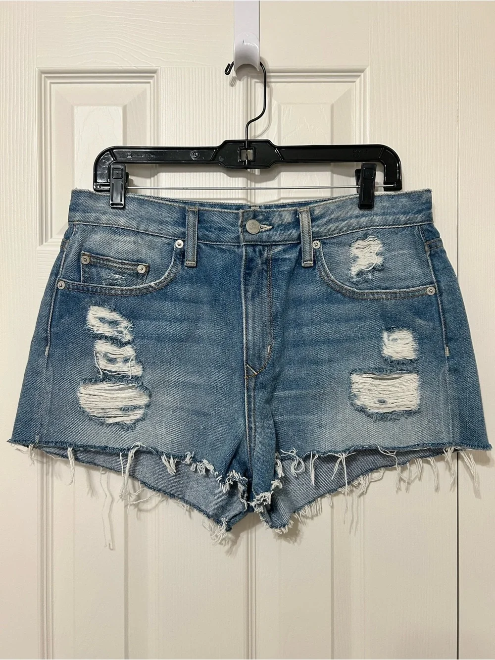 NEW Lovers + Friends Denim Cutoff Shorts size 30 western festival summer